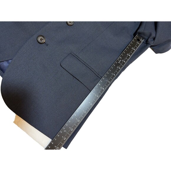 Lauren Ralph Lauren Blazer Boy Dark Blue Button Sport Coat Jacket Size 14R - Picture 4 of 5